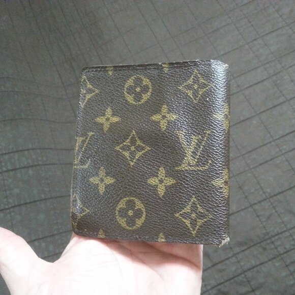 Vintage LV Louis Vuitton Monogram Wallet Bifold Men's Women's Unisex - Picture 1 of 13